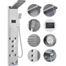 VEVOR Shower Panel System, 6 Shower Modes, LED & Screen Hydroelectricity Shower Panel Tower, Rainfall, Waterfall, 5 Massage Jets, Tub Spout, Handheld Shower, Stainless Steel Wall-Mounted Shower Set