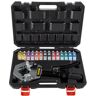 VEVOR Hydraulic Hose Crimper Hydra-Krimp 71500,Manual AC Hose Crimper Kit Air Conditioning Repaire Handheld,Hydraulic Hose Crimping Tool with 7 Die Set, for Barbed and Beaded Hose Fittings