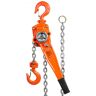 VEVOR Manual Lever Chain Hoist, 1-1/2 Ton 3300 lbs Capacity 10 FT Come Along, G80 Galvanized Carbon Steel with Weston Double-Pawl Brake,Auto Chain Leading & 360° Rotation Hook, for Garage Factory Dock