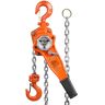 VEVOR Manual Lever Chain Hoist, 3/4 Ton 1650 lbs Capacity 10 FT Come Along, G80 Galvanized Carbon Steel with Weston Double-Pawl Brake, Auto Chain Leading & 360° Rotation Hook, for Garage Factory Dock