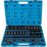 VEVOR Impact Socket Set 1/2 Inches 43 Piece Impact Sockets, Standard Socket Assortment, 1/2 Inches Drive Socket Set 6-Point Sockets Metric 9-30mm (Standard/Deep)