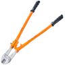 VEVOR Bolt Cutter, 24" Lock Cutter, Bi-Material Handle with Soft Rubber Grip, Chrome Molybdenum Alloy Steel Blade, Heavy Duty Bolt Cutter for Rods, Bolts, Wires, Cables, Rivets, and Chains