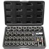 VEVOR Bolt Extractor Set, 29-Piece Bolt and Nut Remover Set, 6mm to 10mm, 13/32" to 3/4", CR-MO Steel Extraction Socket Set with Storage Case, for Removing Damaged Rusted Bolts, Nuts and Screws