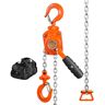 VEVOR Manual Lever Chain Hoist, 1/2 Ton 1100 lbs Capacity 10 FT Come Along, G80 Galvanized Carbon Steel with Weston Double-Pawl Brake, Auto Chain Leading & 360° Rotation Hook, for Garage Factory Dock