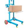 VEVOR Manual Winch Stacker, 4.7" - 57" Height Range, 23.6" Length x 19.7" Width Platform, Steel Lite Load Lift Winch, Hand Winch Lift Truck, 485 lbs Capacity Material Lift for Shipping Facilities