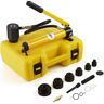 VEVOR 10 Ton Hydraulic Knockout Punch Driver Kit Hole Tool 1/2"-2" with 6 Dies