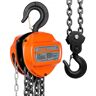 VEVOR  2 Ton Hand Chain Hoist 10 FT Come Along, 4400 lbs Capacity G80 Galvanized Carbon Steel with Double-Pawl Brake, Auto Chain Leading & 360° Rotation Hook, for Garage Factory Dock