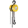 VEVOR Hand Chain Hoist, 2200 lbs /1 Ton Capacity Chain Block, 20ft/6m Lift Manual Hand Chain Block, Manual Hoist w/Industrial-Grade Steel Construction for Lifting Good in Transport & Workshop, Yellow