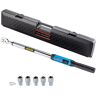 VEVOR Digital Torque Wrench, 1/2" Drive Electronic Torque Wrench, Torque Wrench Kit 12.5-250.7 ft-lb Torque Range Accurate to ±2%, Adjustable Torque Wrench w/ LED Display and Buzzer, Socket Set & Case