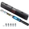 VEVOR Digital Torque Wrench, 1/2" Drive Electronic Torque Wrench, Torque Wrench Kit 7.47-147.5 ft-lb Torque Range Accurate to ±2%, Adjustable Torque Wrench w/LED Display and Buzzer, Socket Set & Case