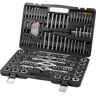 VEVOR Tap and Die Set, 116-Piece Include Metric and SAE Size, Bearing Steel Taps and Dies, Essential Threading Tool for Cutting External Internal Threads, with Complete Accessories and Storage Case