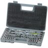 VEVOR Tap and Die Set, 40-Piece Include SAE Size NC/NF/NPT, Bearing Steel Taps and Dies, Essential Threading Tool for Cutting External Internal Threads, with Complete Accessories and Storage Case