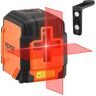 VEVOR Laser Level, 50ft, Self Leveling Manual Red Cross Line Laser, IP54 Waterproof Remote Control Manual Self-leveling Mode & 10h Continuous Working Time Line Laser, Battery and Stand Included