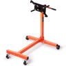 VEVOR Engine Stand, 750 lbs (3/8 Ton) Rotating Engine Motor Stand with 360 Degree Adjustable Head, Cast Iron Motor Hoist Dolly, 4-Caster, 4 Adjustable Arms, for Vehicle Maintenance, Auto Repair