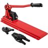 VEVOR Bench Swager Tool 24" Wire Rope Swaging Tool w/Crimper Cable Bolt Cutter Head Bench Crimper 1/16"-3/16" Aluminum/Copper Sleeves Bench Cable Alloy Steel Crimper Swager for1/2" Wire Rope Ferrules