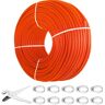 VEVOR 1000Ft PEX Tubing Pipe 1/2" PEX Tubing Oxygen Barrier Radiant Floor PEX Pipe Radiant Heat Floor Heating Plumbing Cold and Hot Water Tubing