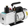 Vevor 8CFM Two-Stage Rotary Vane Professional Vacuum Pump (15Micron, 1HP, 1/4"flare 3/8 SAE 1/2"ACME inlet)