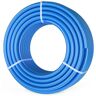 VEVOR PEX Pipe 3/4 Inch, 100 Feet Length PEX-A Flexible Pipe Tubing for Potable Water, Pex Water Lines for Hot/Cold Water & Easily Restore, Plumbing Applications with Free Cutter,Blue