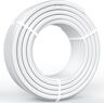 VEVOR PEX Pipe 3/4 Inch, 100 Feet Length PEX-B Flexible Pipe Tubing for Potable Water, Pex Water Lines for Hot/Cold Water & Easily Restore, Plumbing Applications with Free Cutter & Clamps ,White