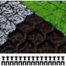 VEVOR Ground Grid, 1885 lbs per Sq Ft Load Geo Grid, 2" Depth Permeable Stabilization System for DIY Patio, Walkway, Shed Base, Light Vehicle Driveway, Parking Lot, Grass, and Gravel