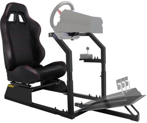 VEVOR Racing Simulator Cockpit Gaming Chair W/ Steering Wheel Stand For G29 Ps3