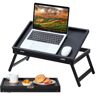 VEVOR Bed Tray Table with Foldable Legs, Bamboo Breakfast Tray for Sofa, Bed, Eating, Snacking, and Working, Adjustable Tabletop Slope Serving Laptop Desk Tray, Portable Food Snack Platter, 20"x12.2"