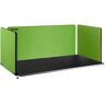 VEVOR Desk Divider 60''X 24''(1) 24''X 24''(2) Desk Privacy Panel Flexible Mounted Desk Panels Reduce Noise and Visual Distractions for Office Classroom Studying Room (Green)