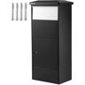 VEVOR Package Delivery Drop Box Parcel Mailbox 18.9''x12''x44'' Porch Container