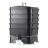 VEVOR 5-Tray Worm Composter, 50 L Worm Compost Bin Outdoor and Indoor, Sustainable Design Worm Farm Kit, for Recycling Food Waste, Worm Castings, Worm Tea, Vermiculture and Vermicomposting