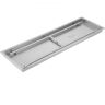 VEVOR Fire Pit Pan,Stainless Steel Linear Trough Fire Pit Pan and Burner,Built-in Fire Pit Burner Pan for Propane Gas (49x16 Inch)