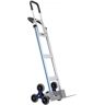 VEVOR Stair Climbing Cart, 550 lbs Load Capacity, Aluminum Hand Truck Dolly with Dual Handles, Integrated Frame & Nonslip Rubber Wheels, Multipurpose Stair Climber for Warehouse Shopping Airport