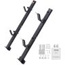 VEVOR Trimmer Rack, 2 Place Weeder Trimmer Rack, Trim Holder Trailer Rack Carrier with Zinc Alloy Password Lock, Mount On Landscape Truck Trailer Enclosed Trimmer Rack Weed Eater Racks, Pair