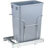 VEVOR Pull-Out Trash Can, 29L Single Bin, Under Mount Kitchen Waste Container with Slide and Handle, 110 lbs Load Capacity Heavy Duty Garbage Recycling Bin for Kitchen Cabinet, Sink, Under Counter