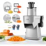 VEVOR Electric Vegetable Slicer, 4 in 1 Multifunctional Food Cutter, 200W Vegetable Chopper for Slicing Shredding Dicing and Slitting, with Cut-Resistant Gloves, for Commercial and Home Use