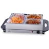 VEVOR Electric Buffet Server & Food Warmer, 14" x 14" Portable Stainless Steel Chafing Dish Set with Temp Control & Oven-Safe Pan, Perfect for Catering, Parties, Events, Entertaining, Silver, ETL