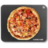 VEVOR Pizza Steel, 13.5" x 10" x 1/4" Pizza Steel Plate for Oven, Pre-Seasoned Carbon Steel Pizza Baking Stone with 20X Higher Conductivity, Heavy Duty Pizza Pan for Outdoor Grill, Indoor Oven