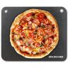 VEVOR Pizza Steel, 16" x 14.5" x 3/8" Pizza Steel Plate for Oven, Pre-Seasoned Carbon Steel Pizza Baking Stone with 20X Higher Conductivity, Heavy Duty Pizza Pan for Outdoor Grill, Indoor Oven