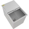 VEVOR Drop In Ice Chest 27L x 18W x 21H Inch with Sliding Cover, Stainless Steel Ice Cooler with Drain Tube and Drain Plug, Drop In Ice Bin Outdoor Kitchen for Cold Wine Beverage