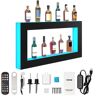 VEVOR LED Lighted Liquor Bottle Display Bar Shelf RF & App Control 48" Square