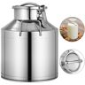 VEVOR 304 Stainless Steel Milk Can 10 Liter Milk bucket Wine Pail Bucket 2.6 Gallon Milk Can Tote Jug with Sealed Lid Heavy Duty