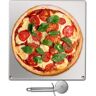 VEVOR Steel Pizza Stone, Solid Steel Baking Steel, 16" x 14" Steel Pizza Plate, 0.2" Thick Steel Pizza Pan, High-Performance Pizza Steel for Grill and Oven, Baking Surface for Oven Cooking and Baking