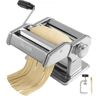 VEVOR Pasta Maker Machine, 9 Adjustable Thickness Settings Noodles Maker, Stainless Steel Noodle Rollers and Cutter, Manual Hand Press, Pasta Making Kitchen Tool Kit, Perfect for Spaghetti Lasagna