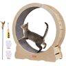 VEVOR Cat Exercise Wheel, Large Cat Treadmill Wheel for Indoor Cats, 35.8 inch Cat Running Wheel with Detachable Carpet and Cat Teaser for Running/Walking/Training, Suitable for Most Cats