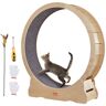 VEVOR Cat Exercise Wheel, Large Cat Treadmill Wheel for Indoor Cats, 52 inch Cat Running Wheel with Detachable Carpet and Cat Teaser for Running/Walking/Training, Suitable for Most Cats