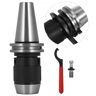 VEVOR Integrated CAT40 Collet Chuck Keyless Drill Chuck 1/2 inch for CAT40 CNC Engraving Machine & Milling Lathe Tool (CAT40)