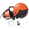 VEVOR Electric Concrete Saw, 14 in Circular Saw Cutter with 5 in Cutting Depth, Wet/Dry Disk Saw Cutter Includes Water Line, Pump and Blade, for Stone, Brick, Porcelain, Concrete, 3200W/15A Motor