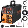 VEVOR MIG Welder, 130A Welding Machine, 3 in 1 Combo MMA/MIG/LIFT TIG Welder Machine, Flux Core Welder, MIG-130 Portable Welding Machine for Carbon Steel, Stainless Steel