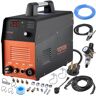 VEVOR Plasma Cutter, 50Amp, Non-Touch Pilot Arc Air Cutting Machine with Torch, 110V/220V Dual Voltage AC IGBT Inverter Metal Cutting Equipment for 1/2" Clean Cut Aluminum and Stainless Steel, Black