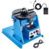 VEVOR Rotary Welding Positioner 10KG, 0-90° Welding Positioning Turntable Table with 8.1 Inch 3-Jaw Lathe Chuck, 1-12 RPM 20W Portable Welder Positioning Machine for Cutting Grinding Assembly Testing