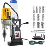 VEVOR Magnetic Drill, 1100W 1.57" Boring Diameter, 2697lbf/12000N Portable Electric Mag Drill Press with 12 Drilling Bits, 580 RPM Max Speed Drilling Machine for any Surface and Home Improvement